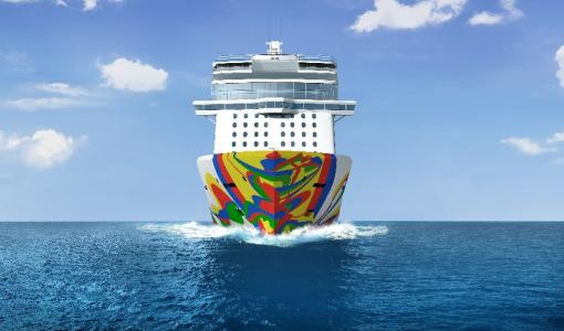 NORWEGIAN ENCORE HULL ARTWORK UNVEILED - Celebrated Spanish Artist Eduardo Arranz-Bravo Commissioned to Design the Hull of the Final Breakaway-Plus Class Ship
