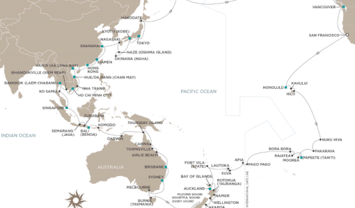 Regent Seven Seas Cruises Announces 2022 World Cruise: A Fascinating and Rare 120-Night Asia-Pacific Circumnavigation