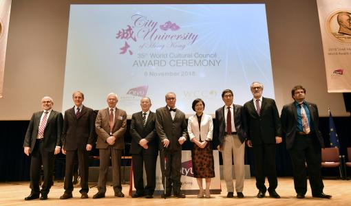 The 35th World Cultural Council Award Ceremony successfully held at CityU