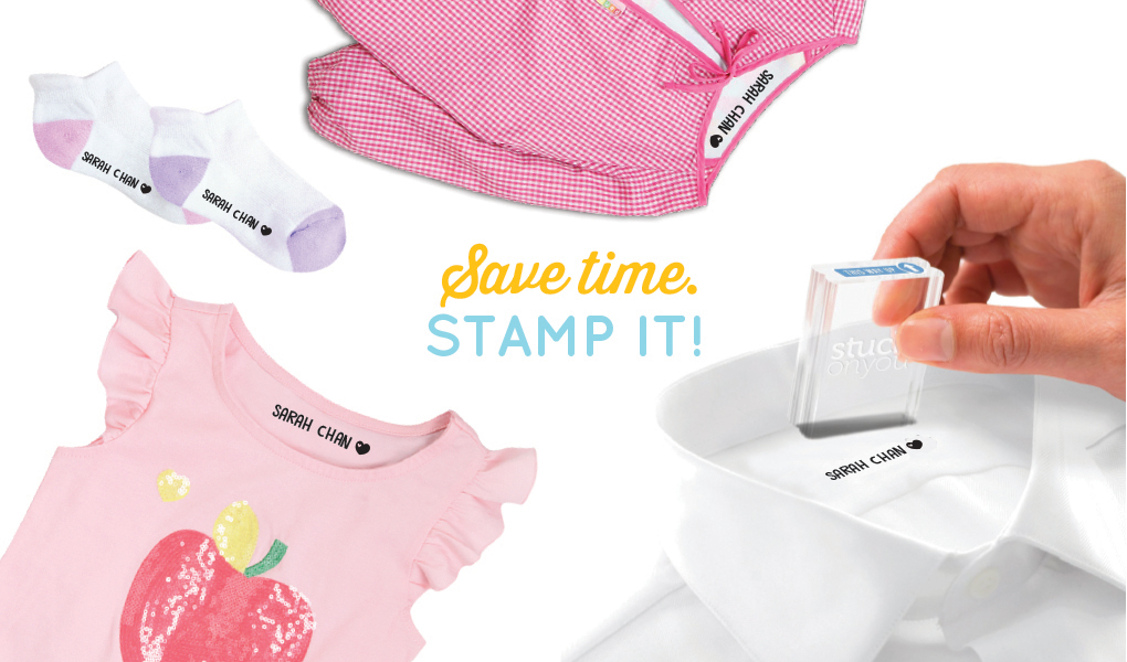 The BEST and FASTEST labelling solution Clothing Name Stamp LianaPress